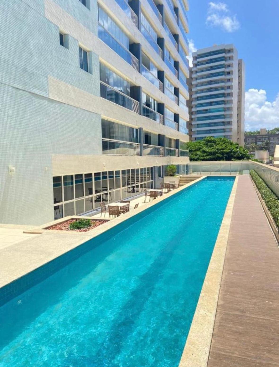 Apto Completo Beira Mar Salvador Bagian luar foto
